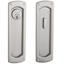 Baldwin Estate PD007.150.ENTR Palo Alto Keyed Entry Sliding Pocket Door Set