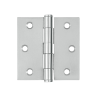 Deltana SS35U32 3-1/2" x 3-1/2" Square Corner Stainless Steel Hinge