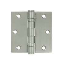 Deltana SS35B 3-1/2" x 3-1/2" Square Corner Ball Bearing Stainless Steel Hinges