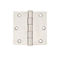 Emtek 3-1/2 x 3-1/2 Stainless Steel Square Corner Residential Hinges 9811332D