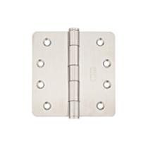 Emtek 4 x 4 Stainless Steel Radius Corner Residential Duty Hinges 9812432D