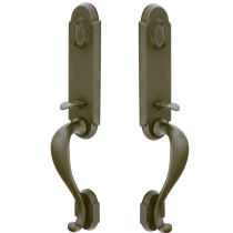 Emtek 454111 Remington Grip By Grip Handleset Medium Bronze Patina (MB)