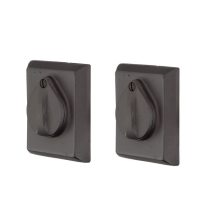 Emtek 8365 #3 Style Double Cylinder Deadbolt Flat Black Patina (FB)