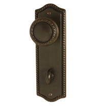 Emtek 8223 Rope Thumbturn Privacy Sideplate Oil Rubbed Bronze (US10B)