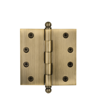 Nostalgic Warehouse 4" Ball tipped hinge Satin Nickel (SN)