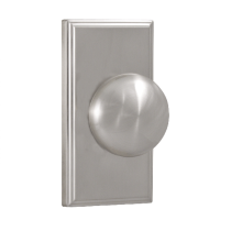 Weslock 1700I Passage with Square Rose Satin Nickel 