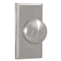 Weslock 3705I Dummy with Square Rose Satin Nickel