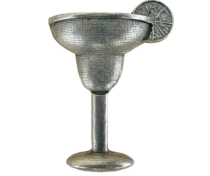 Emenee LU1256 Margarita Cabinet Knob in Warm Pewter (WPE)