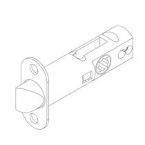 Nostalgic Warehouse Passage Latch With 2 3/8 backset