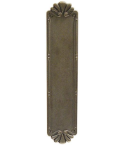 Emtek Lost Cast Bronze Petal Push Plate 86181