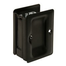 Deltana SDPA325 Heavy Duty Passage Pocket Door Lock in Oil Rubbed Bronze (US10B)