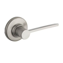 Kwikset 200LRL Ladera Passage Door Lever Set Satin Nickel 