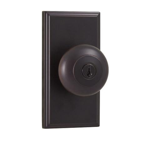 Weslock 3740I Keyed entry with Woodward Rose Oil Rubbed Bronze 