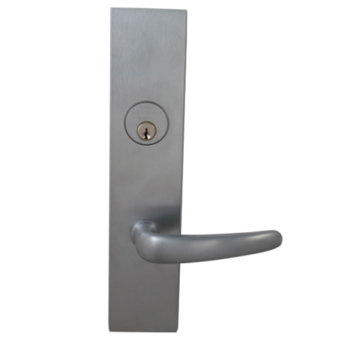 Omnia 12762 Mortise Lockset Satin Nickel