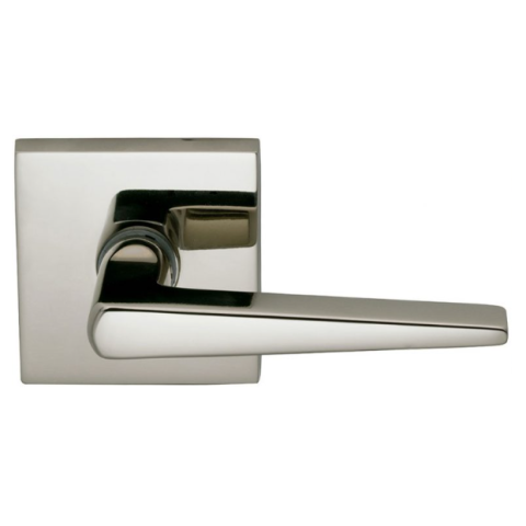 Omnia 171S Lever Latchset Polished Nickel (US14)