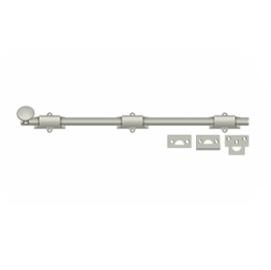 Deltana 18SB 18" Solid Brass Heavy Duty Surface Bolt 