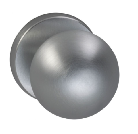 Omnia 198 Knob Latchset Satin Chrome (US26D)