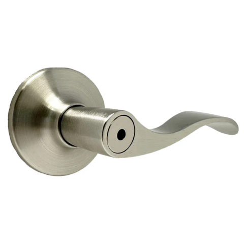 Weslock Premiere Essentials Collection 210-X New Haven Privacy Door Lever Set Satin Nickel