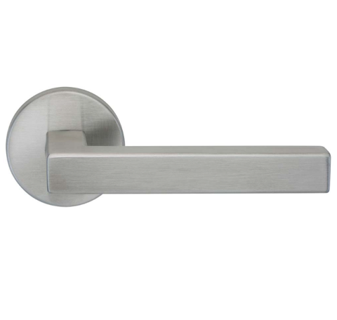 Omnia 22 Stainless Steel Door Lever Latchset