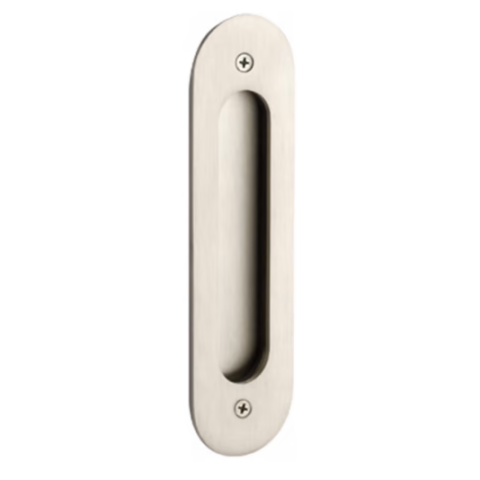 Emtek 2212 Modern Narrow Oval Flush Pull 2" x 7-1/4" Satin Nickel (15)