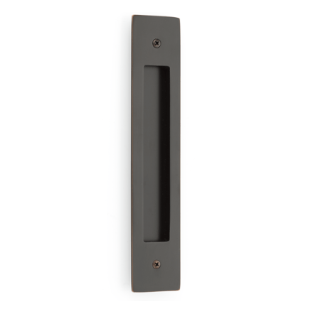 Emtek 221710 Modern Rectangular Flush Pull for Door Pull Oil Rubbed Bronze (US10B)