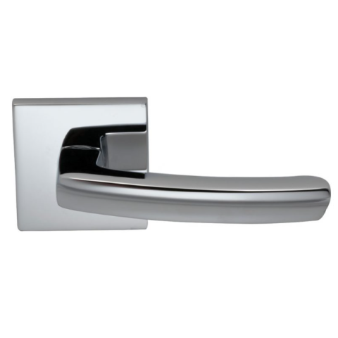 Omnia 226S Lever Latchset Polished Chrome (US26)