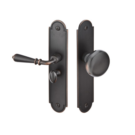 Emtek 2290 Arch Style Screen Door Lock Oil Rubbed Bronze