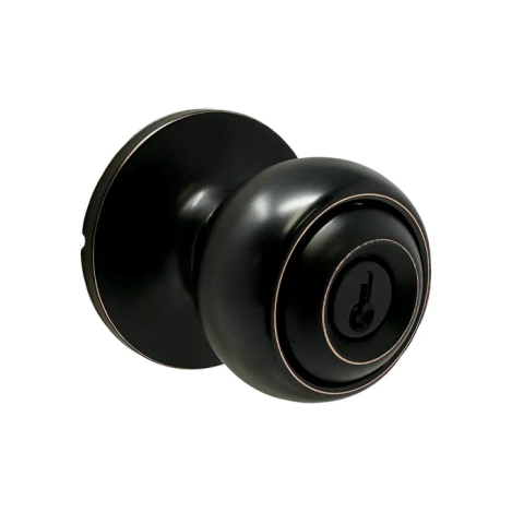 Weslock Premiere Essentials Collection 240-G Hudson Keyed Entry Door Knob Set Oil Rubbed Bronze