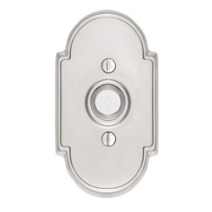 Emtek 2408 Door Bell Button w/#8 Rose Satin Nickel (US15)