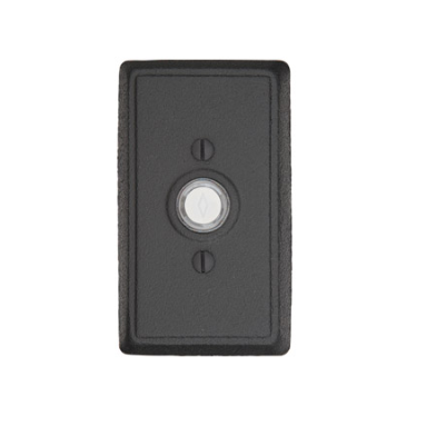 Emtek 2433 Door Bell Button w/#3 Rose