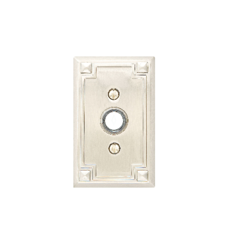 Emtek 2451 Door Bell Button with Arts and Crafts Rosette