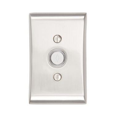 Emtek 2460 Door Bell Button w/Neos Rose Satin Nickel (US15)