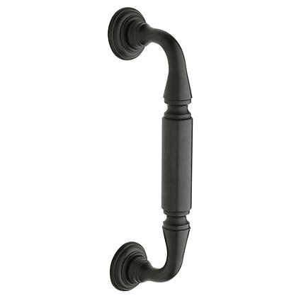 Baldwin 2576 Richmond with Roses Door Pull in Oil Rubbed Bronze (102)