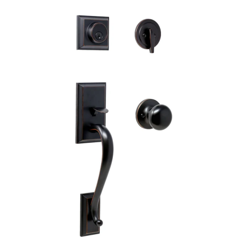 Weslock Premiere Essentials Collection 2830 Mercy Handleset Oil Rubbed Bronze