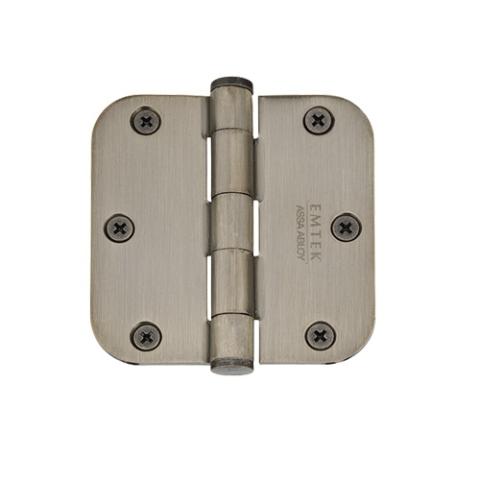 Emtek 3 1/2 Steel heavy duty radius corner hinge 92033