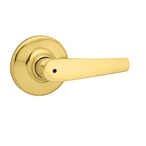 Kwikset Delta 300DL Privacy 3 Polished Brass