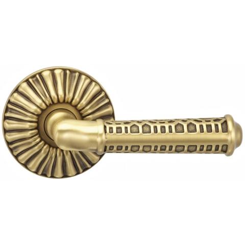 Omnia Classico Collection 305RE Lever Latchset Siena Brass (BAS)