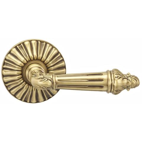 Omnia Classico Collection 340RE Lever Latchset Siena Brass (BAS)