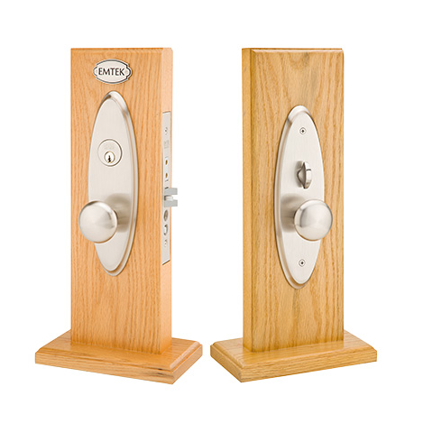 Emtek Memphis Mortise Entrance Lockset with Providence Knob