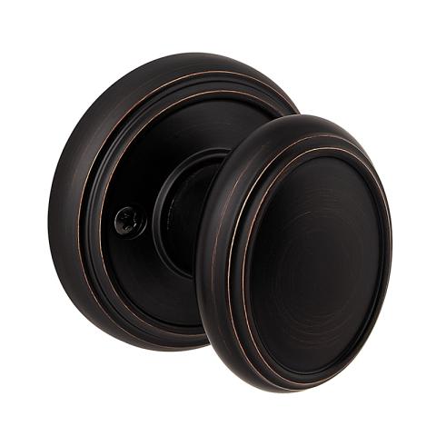 Baldwin Prestige Carnaby Door Knob Set with Round Rose