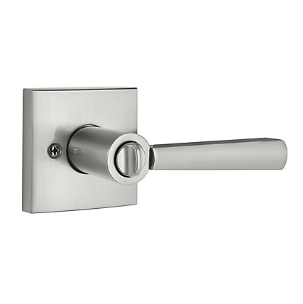 Baldwin Prestige 353SPLSQR Spyglass Privacy Lever Set with Square Rose