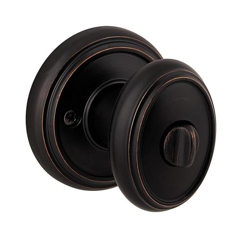 Baldwin Prestige Carnaby Door Knob Set with Round Rose