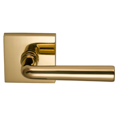 368S Lever Latchset Polished Brass (US3)