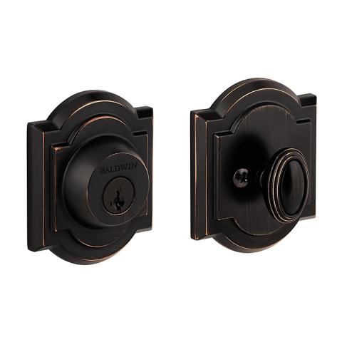 Baldwin Prestige 380ARB Arched Single Cylinder Deadbolt