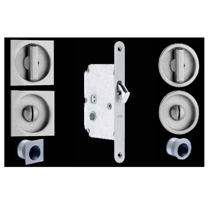 Omnia 3910, 3911 Sliding Door Lock for Pocket Doors