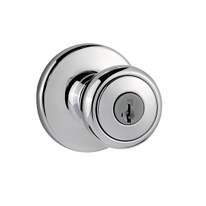 Kwikset 400T-SMT SmartKey Entry 26 Polished Chrome