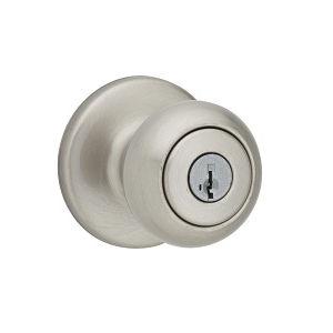 Kwikset 400CV-SMT SmartKey Entry 15 Satin Nickel