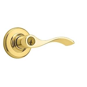 Kwikset Balboa 405BL-SMT Keyed Entry 3 Polished Brass