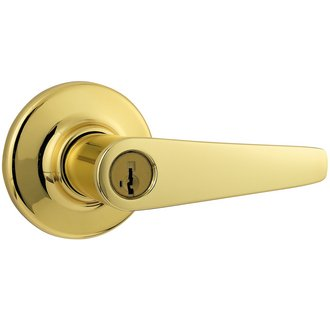 Kwikset Delta 405DL-3-S Keyed Entry 3 Polished Brass