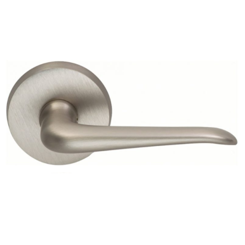 Omnia 42 Lever Latchset Satin Nickel (US26)